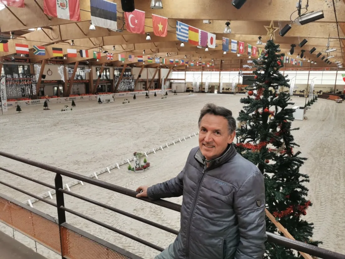 Philippe Rossi, au Pôle européen du cheval